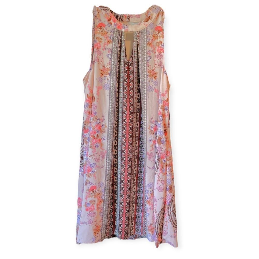 Taylor & Sage Floral Boho Shift Dress